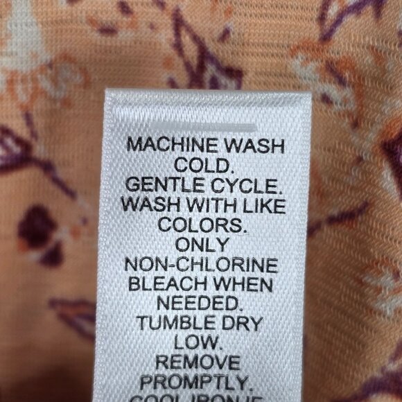 Womens Cato Multicolor Patchwork Sleeveless Top Tie Front Polyester Size 18/20W - Picture 8 of 8